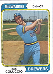 1974 Topps Baseball Cards      124     Bobby Coluccio RC